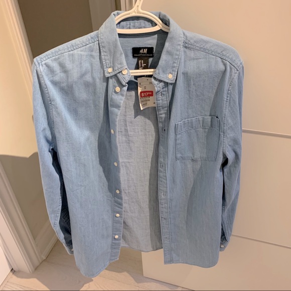 H&M Jean shirt - Picture 1 of 2